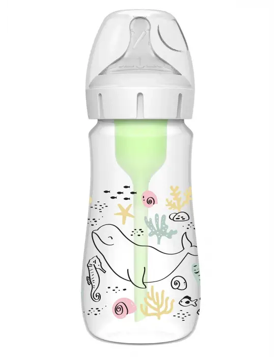 Dr.Browns Geniş Ağız PP Antikolik Options Biberon  270 ml Kız