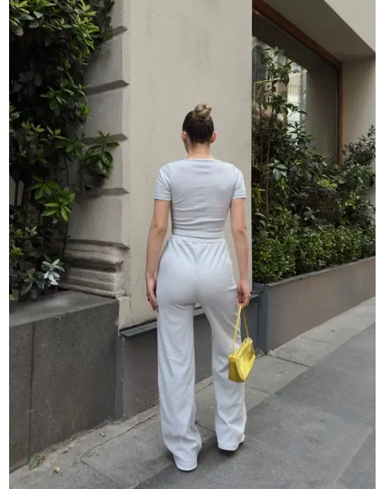 Modern Gri Alt Üst Takım