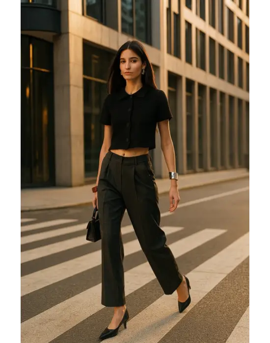 Omarı Rahat ve Şık Bebe Yaka Bluz