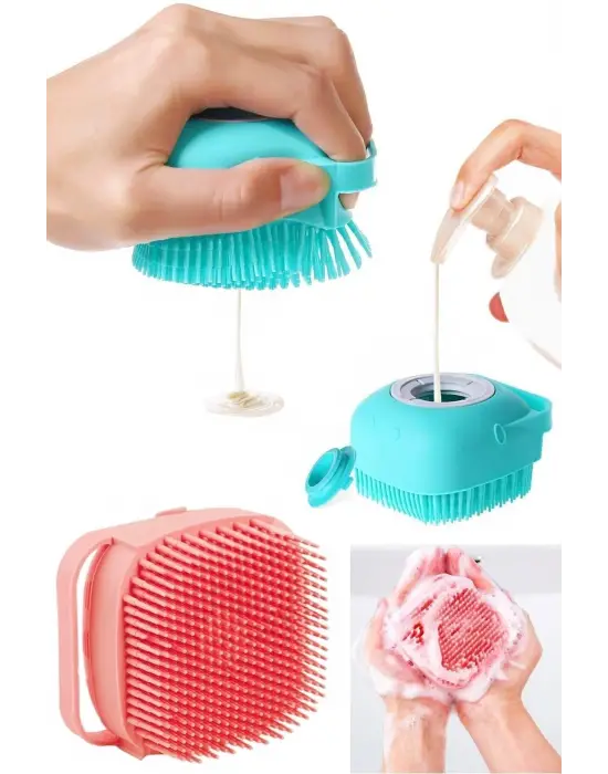 Duş Jeli Hazneli Banyo Masaj Kesesi