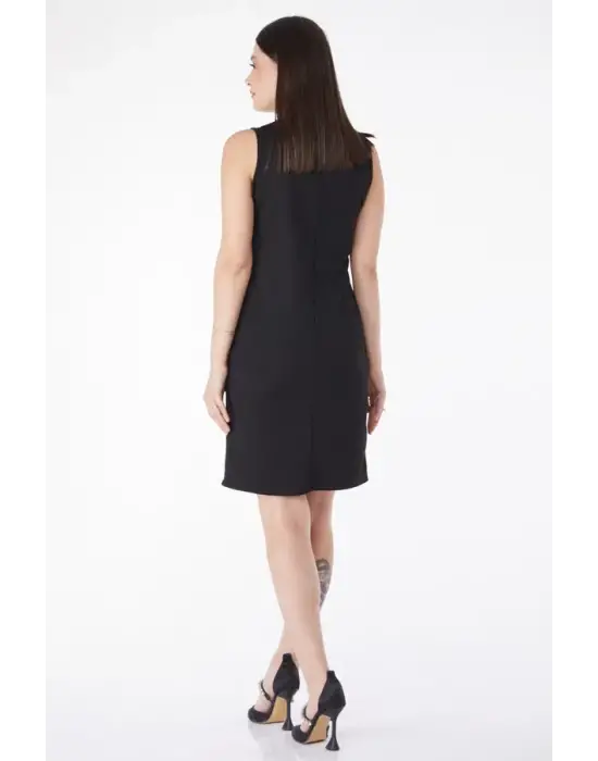 Göz Alıcı Siyah Mini Elbise