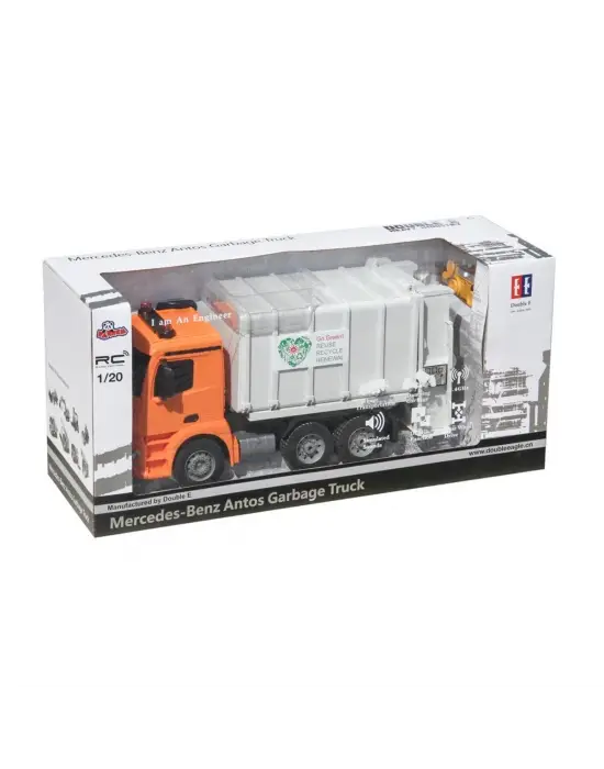 Omarı Kumandalı Şarjlı Çöp Kamyonu 1:20 Modeli