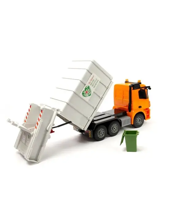Omarı Kumandalı Şarjlı Çöp Kamyonu 1:20 Modeli