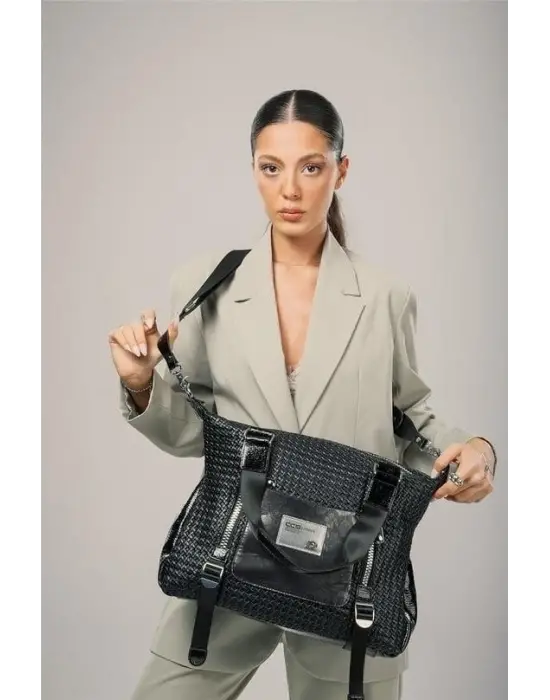 Ebga Siyah Cilt Kol Ve Omuz Çantası