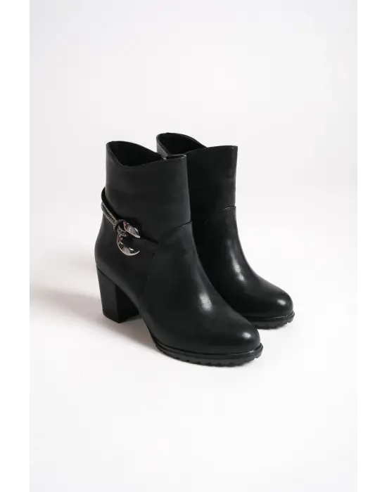 Şık Fermuarlı Bayan Bot