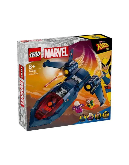 Omarı Marvel X-Men X-Jet Parça Oyuncak Seti