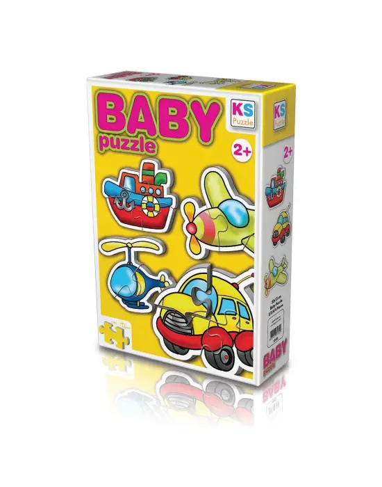 Omarı Eğlenceli Ulaşım Araçları Puzzle Oyunu