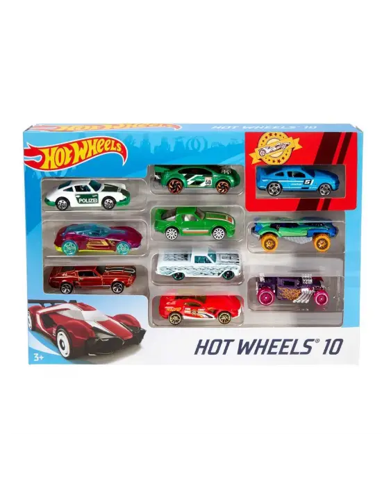 Omarı Renkli b Araba Seti - 10lu Çeşit