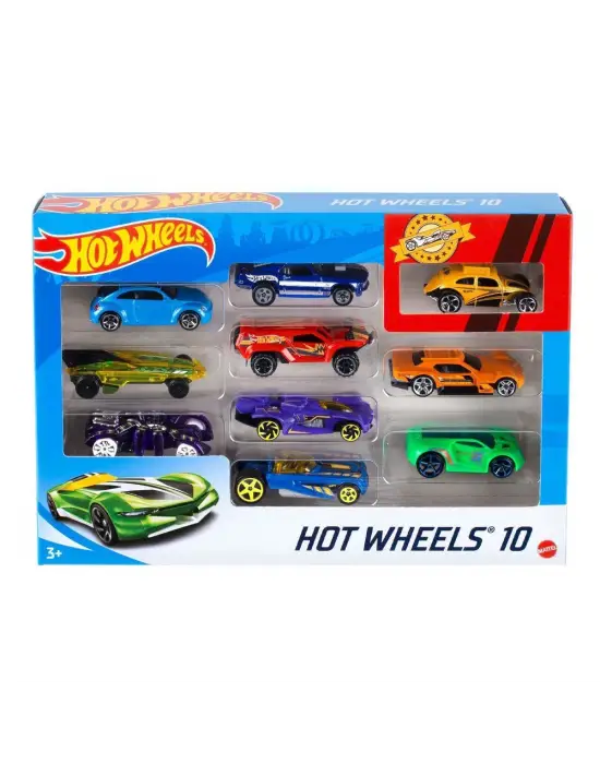 Omarı Renkli b Araba Seti - 10lu Çeşit