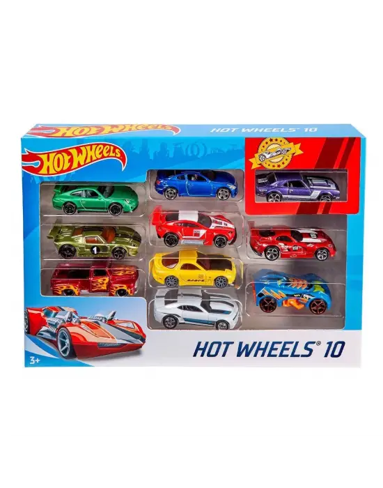 Omarı Renkli b Araba Seti - 10lu Çeşit