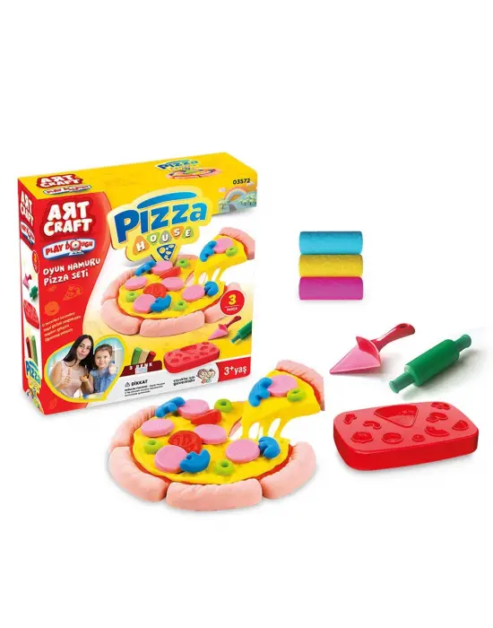 Omarı Yaratıcı Oyun Hamuru Pizza Seti