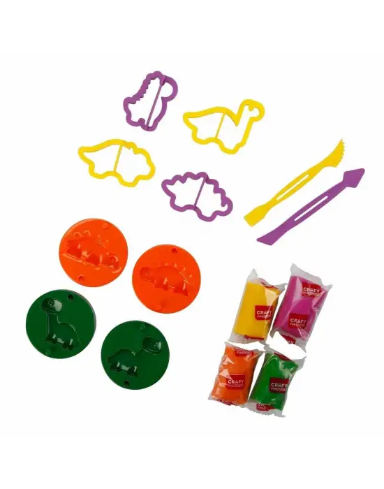 Omarı Dinozor Temalı Oyun Hamuru Kalıp Seti