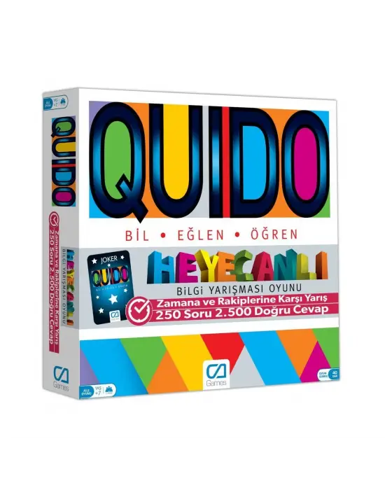 Omarı Eğlenceli Strateji Oyunu Quido_BOARD_GAME