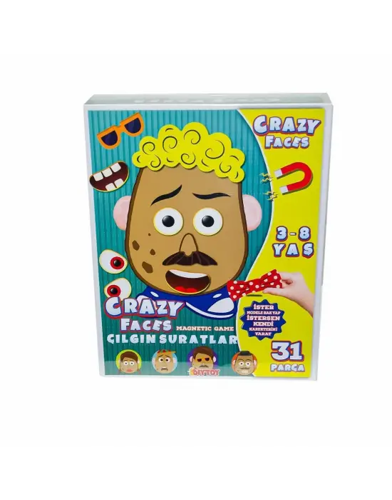 Omarı Renkli Yüz İfadeleri Sticker Seti