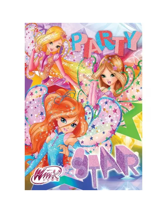 Omarı Eğlenceli ve Zorlayıcı 50 Parça Winx Puzzle