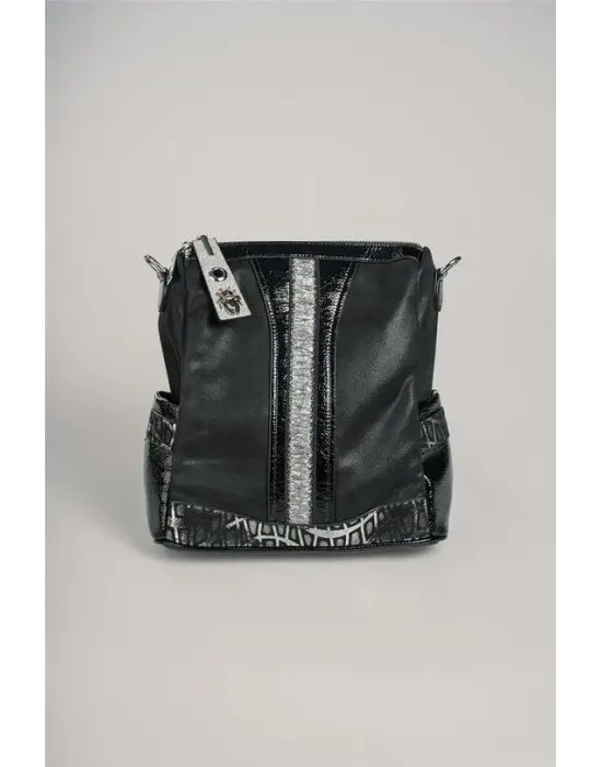 Ejya Siyah Cilt Kol Ve Omuz Çantası