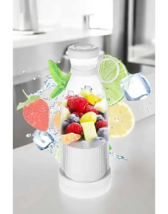 El Blender Bardak Blender Şarjlı Taşınabilir Meyve Sıkcağı Smoothie