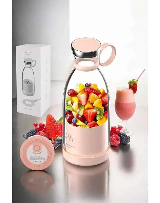 El Blender Taşınabilir Meyve Blender Şarj Edilebilir Taşınabilir Blender Elektrikli