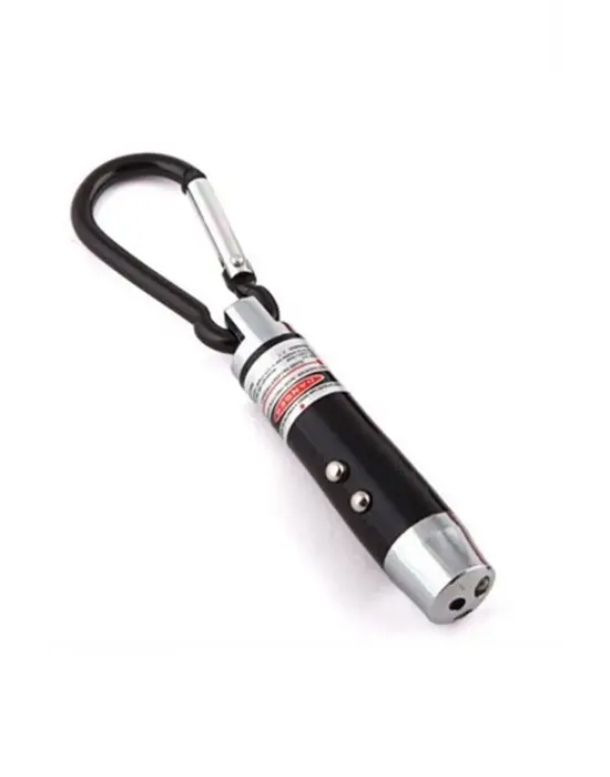 El Feneri Anahtarlık Işıklı Anahtarlık 3 Fonksyonlu Lazer Led Fener