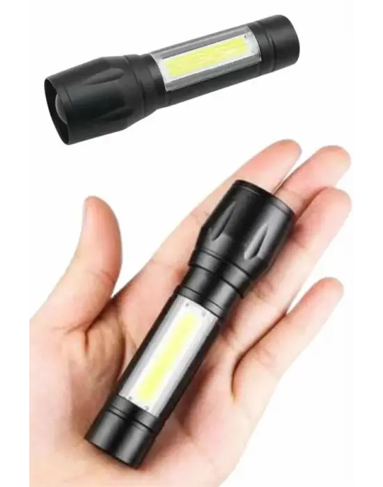 El Feneri Uzun Menzilli Usb Şarj Edilebilir Kamp Lambası