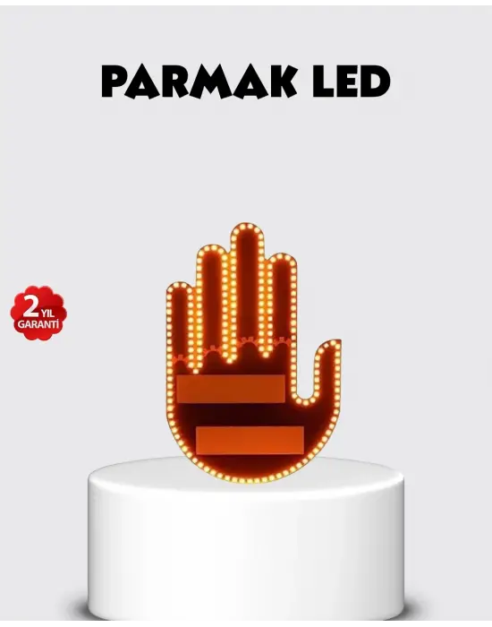 El Hareketiyle Kontrol Edilen 176 Led Amber Güvenlik Lambası