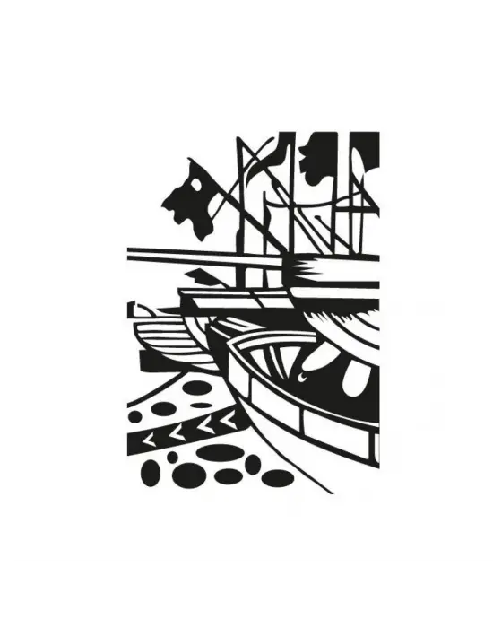 Omarı Yaratıcı Linol Baskı Sanat Seti