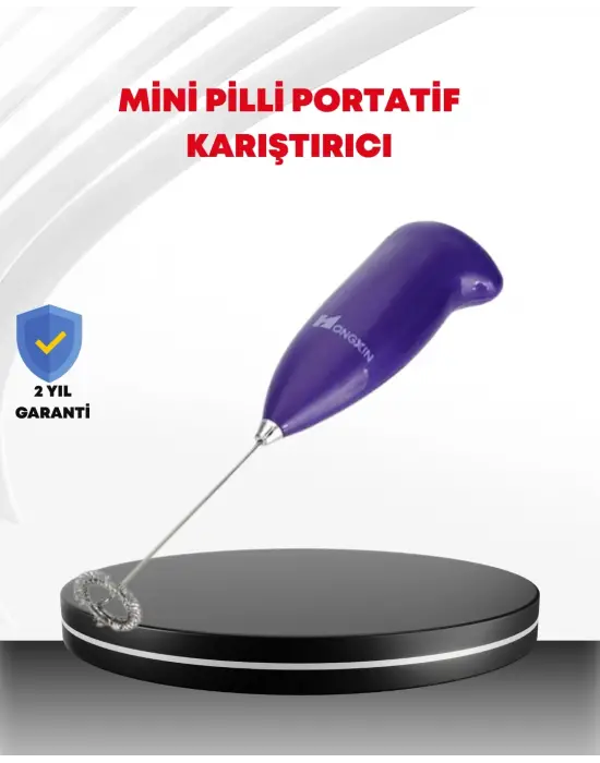 El Tipi Pratik Mikser – Kahve, Süt, Bebek Maması Ve Yumurta Çırpıcı