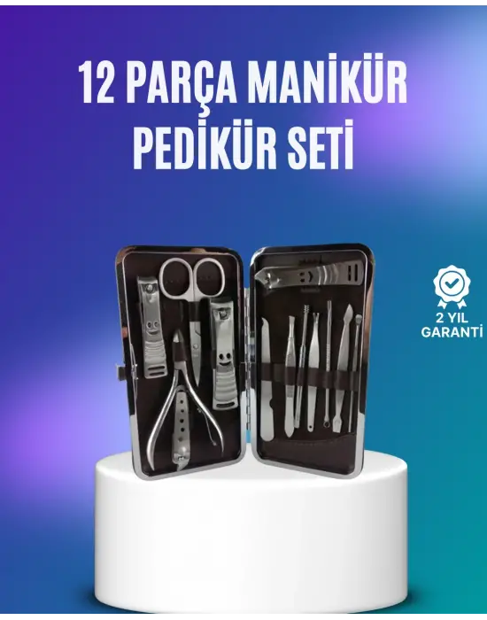 El Ve Ayak Bakımı İçin Profesyonel 12 Bakım Seti