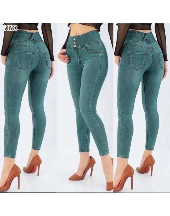 Omarı Yüksek Bel Skinny Jean Pantolon