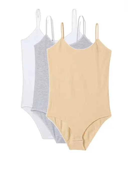 Omarı 3 Adet İp Askılı Çıtçıtlı Kadın Body Seti