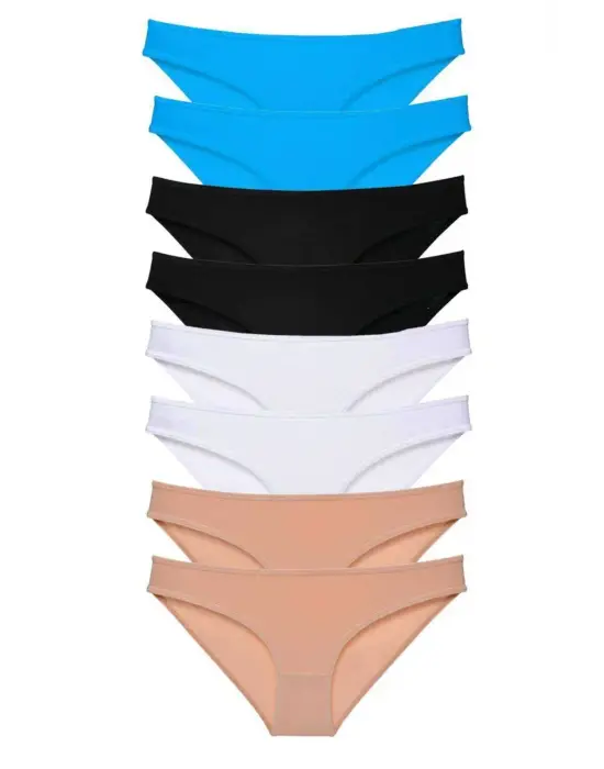 Elegan Likralı Kadın Slip Külot Seti