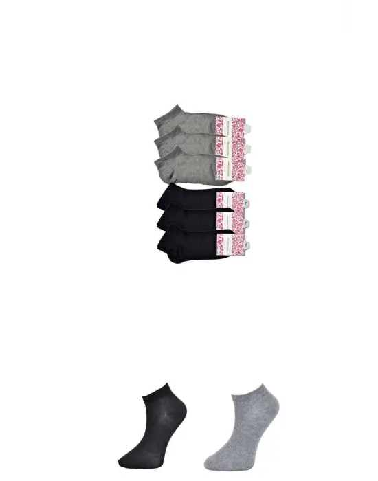 Omarı Şık Renkli Kadın Bilek Çorap Seti