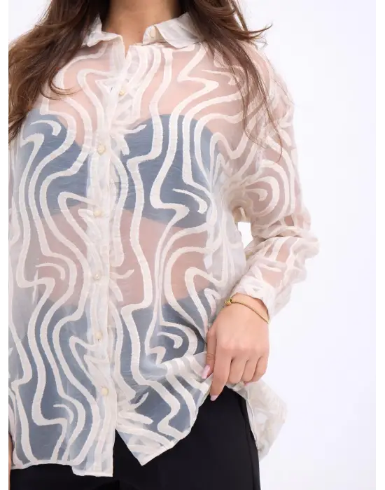 Omarı Şık Siyah Gömlek Modeli - Trendsetter Erkek Koleksiyonu