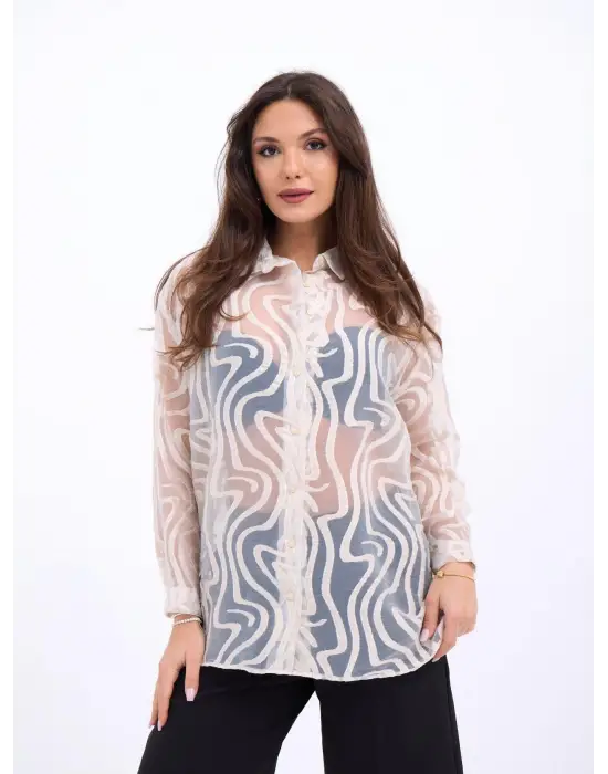 Omarı Şık Siyah Gömlek Modeli - Trendsetter Erkek Koleksiyonu