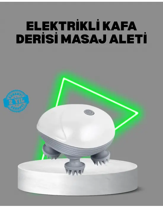 Elektrikli Kafa Derisi Masaj Aleti Islak Ve Kuru Kullanım