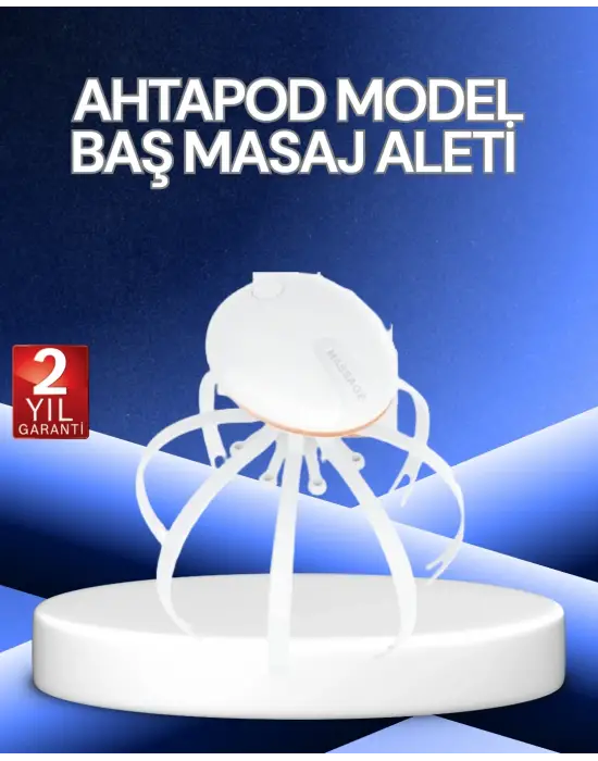 Elektrikli Kafa Masaj Cihazı 3 Modlu Usb-c Şarjlı Rahatlatıcı Masaj Aleti