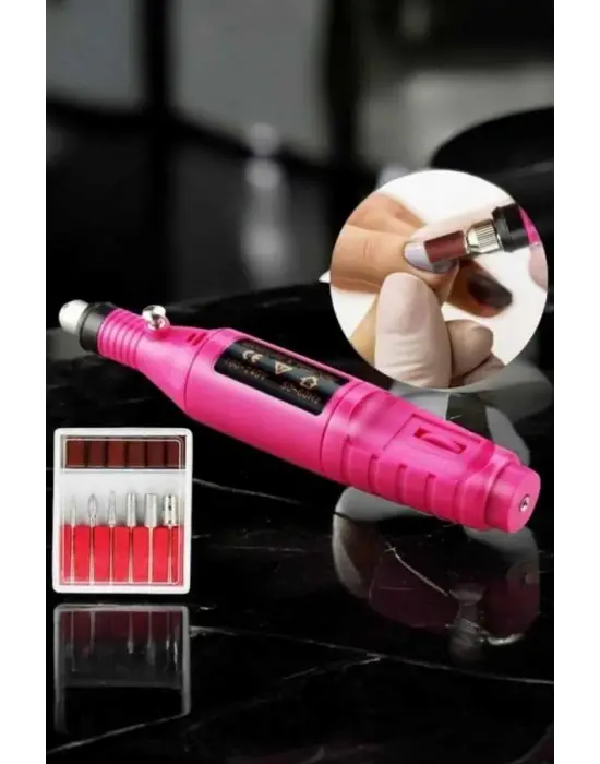 Elektrikli Manikür Pedikür Törpü Seti Protez Tırnak Nasır Temizleyici