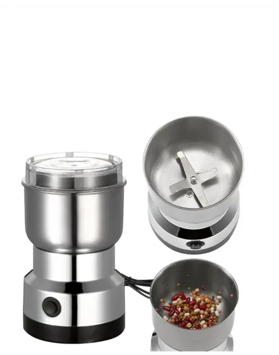 Elektrikli Sessiz Kahve Öğütücü | Çok Fonksiyonlu, 200w, Ab Fişli, Kolay Temizlenir