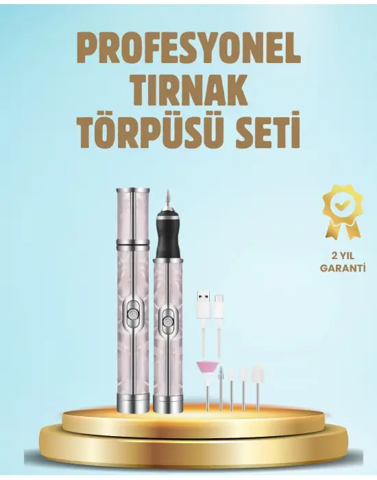 Elektrikli Tırnak Törpüsü Ayarlanabilir Hızlı Manikür Pedikür Cihazı