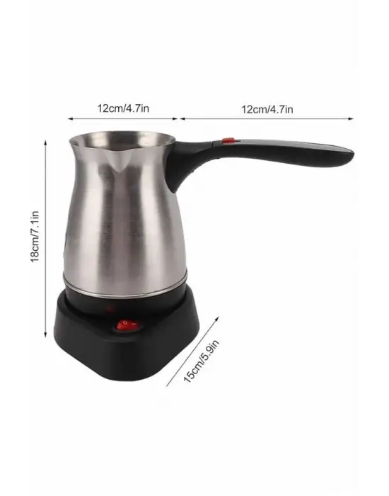 Elektrikli Türk Kahvesi Makinesi Elektrikli Cevze Telveli