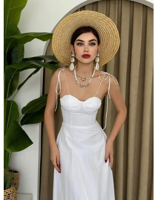 Elia İp Askılı Elbise