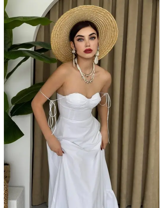 Elia İp Askılı Elbise