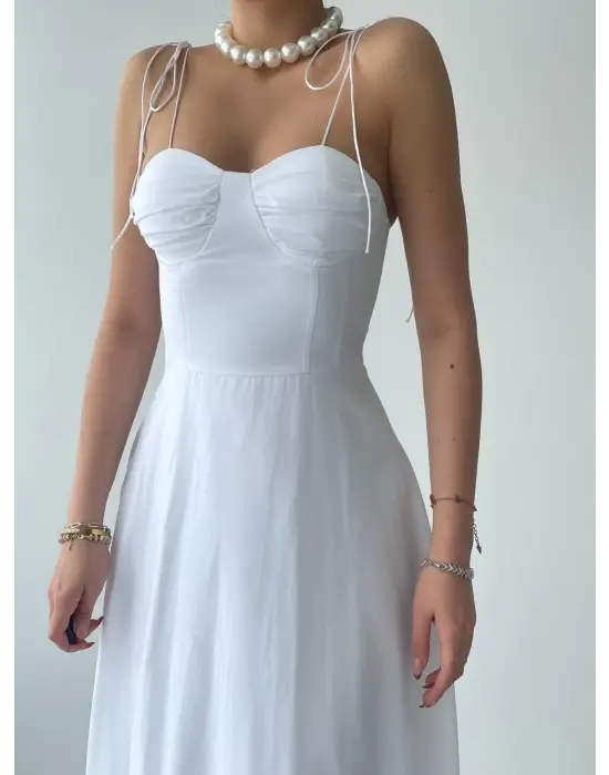 Elia İp Askılı Elbise