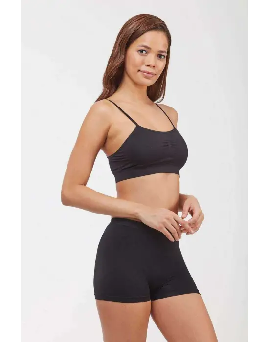 Yüksek Kalite Dikişsiz Kadın Boxer Şort