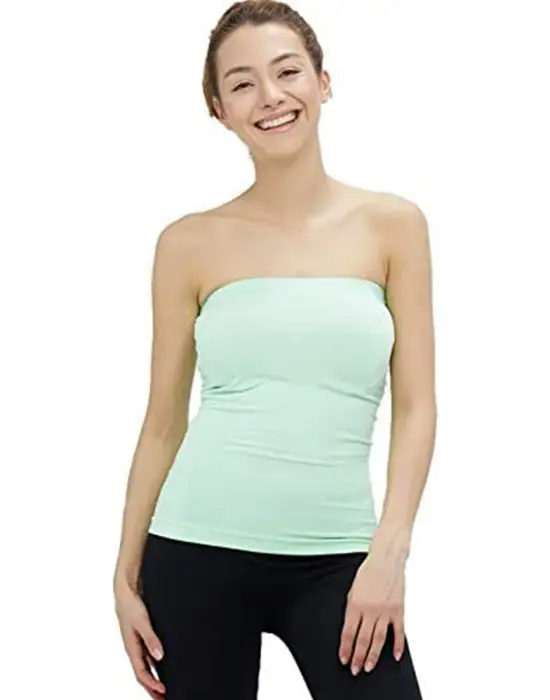 Elite Life Kadın Dikişsiz Askısız Kadın Beyaz Atlet 852