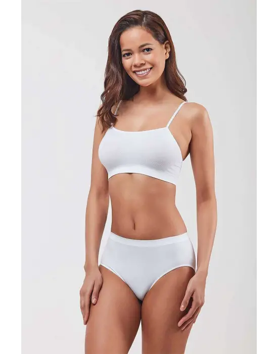 Modern İnce Askılı Dikişsiz Büstiyer