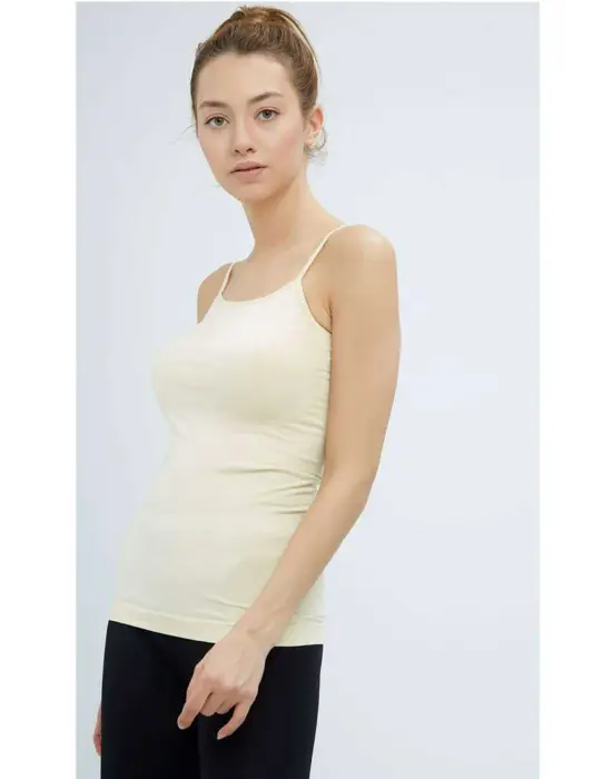 Premium İp Askılı Uzun Ten Atlet