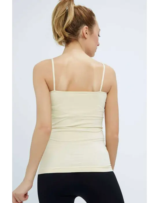 Premium İp Askılı Uzun Ten Atlet