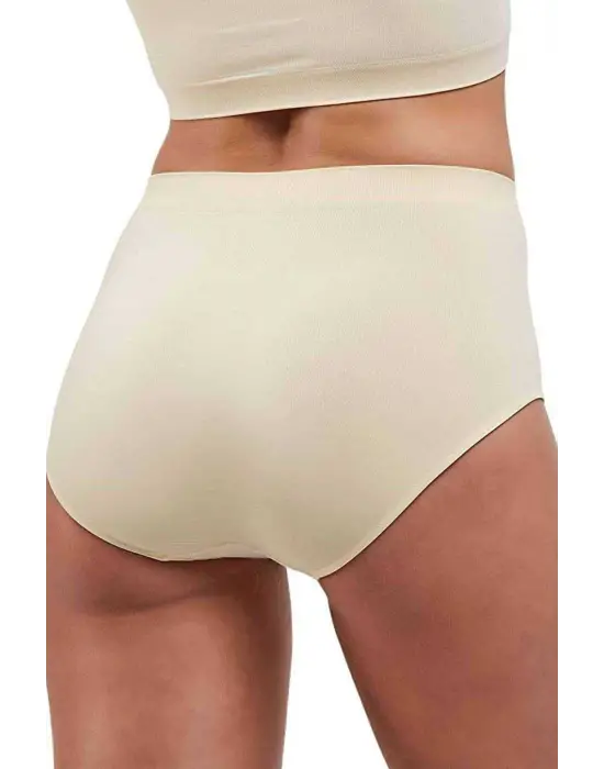 Elegant Yüksek Bel Dikişsiz Slip Külot