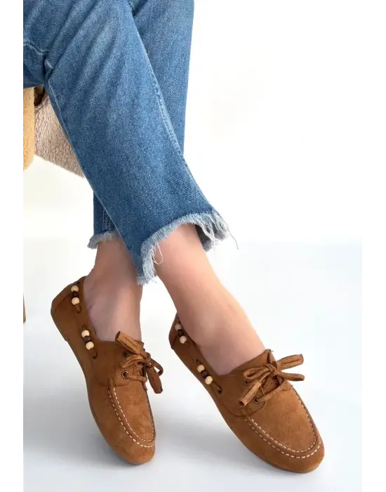 Hardal Süet Babet Kadın Ayakkabı